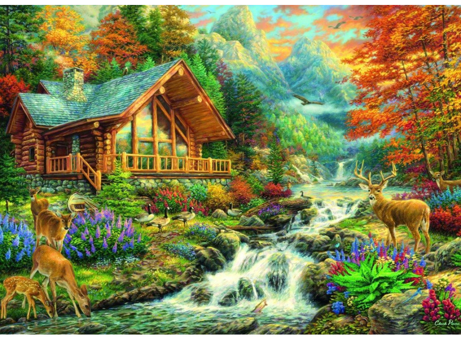 BLUEBIRD Puzzle Alpská pohoda 500 dílků