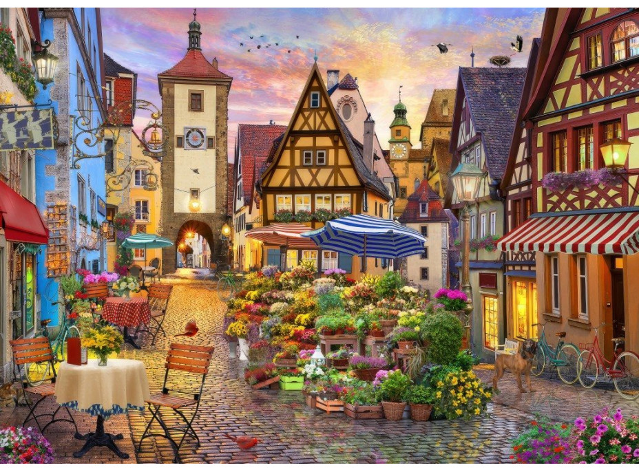 BLUEBIRD Puzzle Bavorské město 500 dílků
