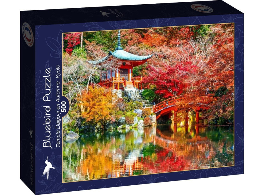 BLUEBIRD Puzzle Chrám Daigodži na podzim, Kjótó 500 dílků
