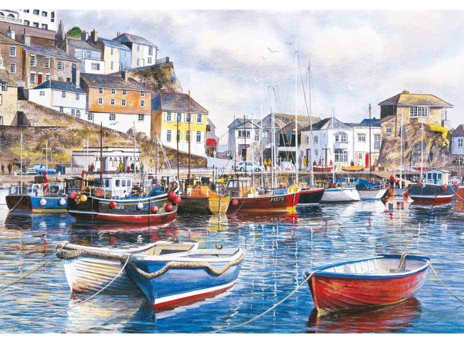 GIBSONS Puzzle Cornwall u moře 4x500 dílků
