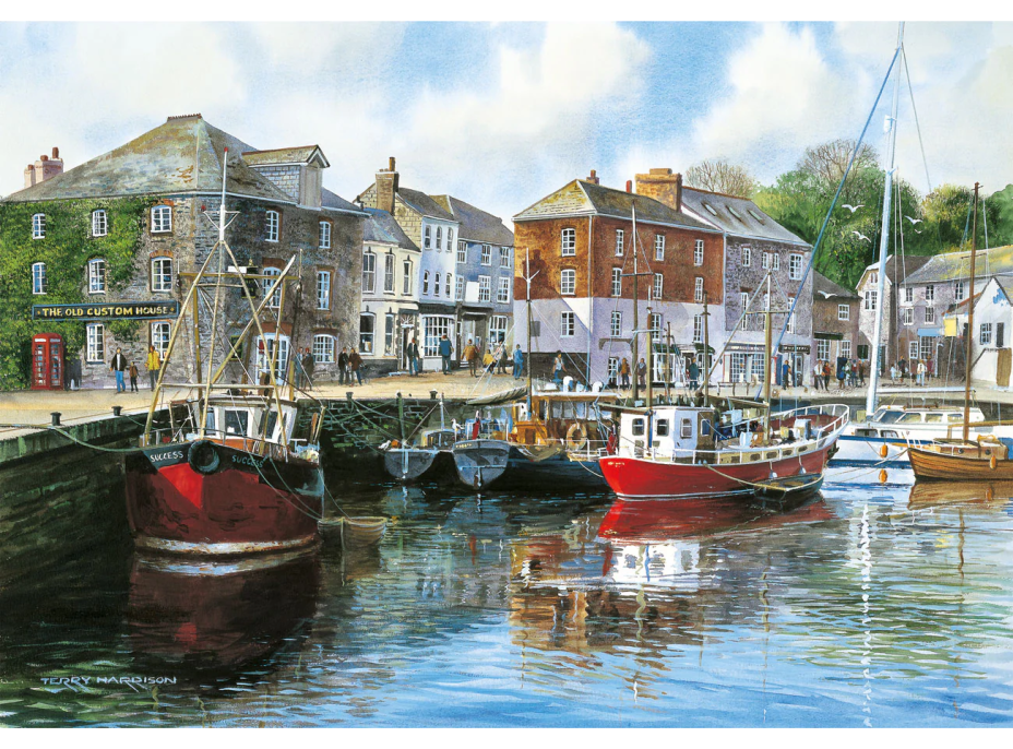 GIBSONS Puzzle Cornwall u moře 4x500 dílků