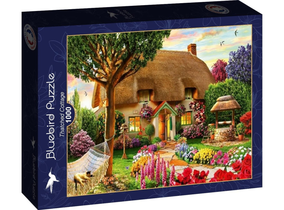 BLUEBIRD Puzzle Došková chalupa 1000 dílků