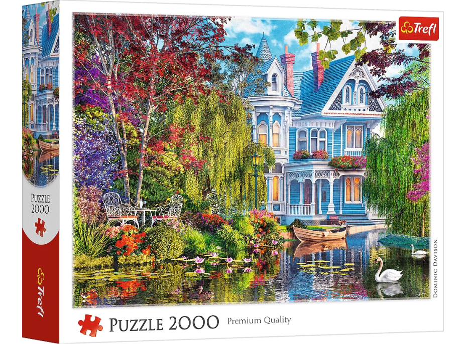 TREFL Puzzle Dům u jezera 2000 dílků
