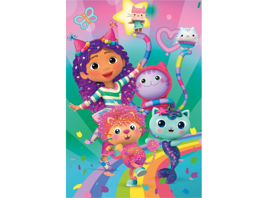 DINO Puzzle Gábinin kouzelný domek: Disco párty 24+48 dílků