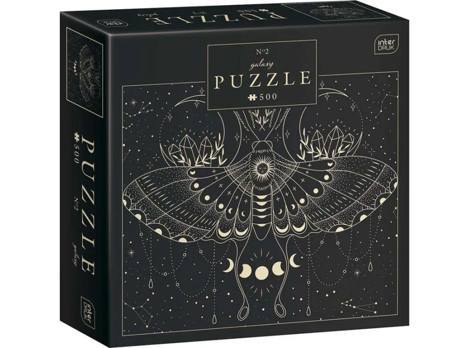 INTERDRUK Puzzle Galaxy: Měsíční motýl 500 dílků