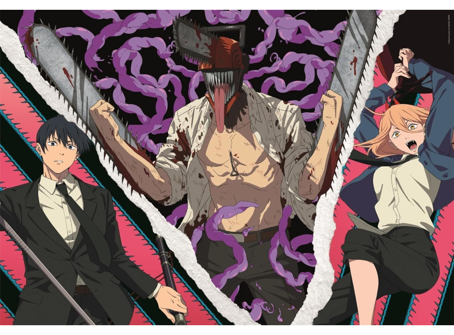 CLEMENTONI Puzzle Gaming Collection: Anime Chainsaw Man 500 dílků