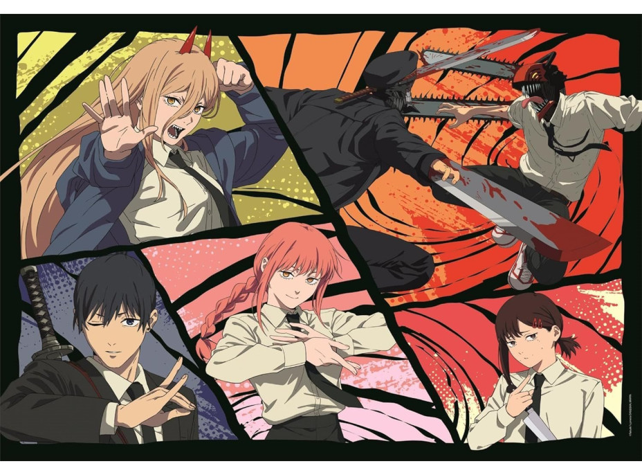 CLEMENTONI Puzzle Gaming Collection: Anime Chainsaw Man II 500 dílků