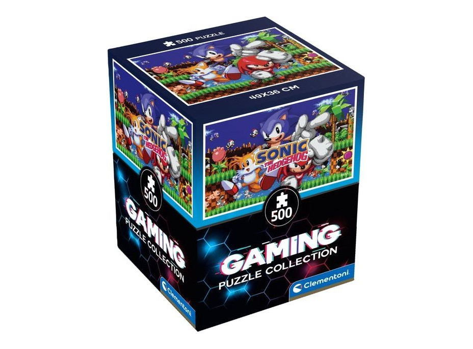 CLEMENTONI Puzzle Gaming Collection: Sonic 500 dílků