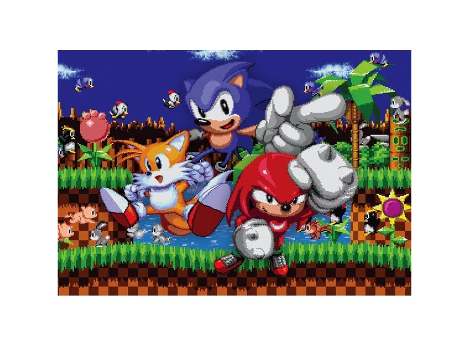 CLEMENTONI Puzzle Gaming Collection: Sonic 500 dílků