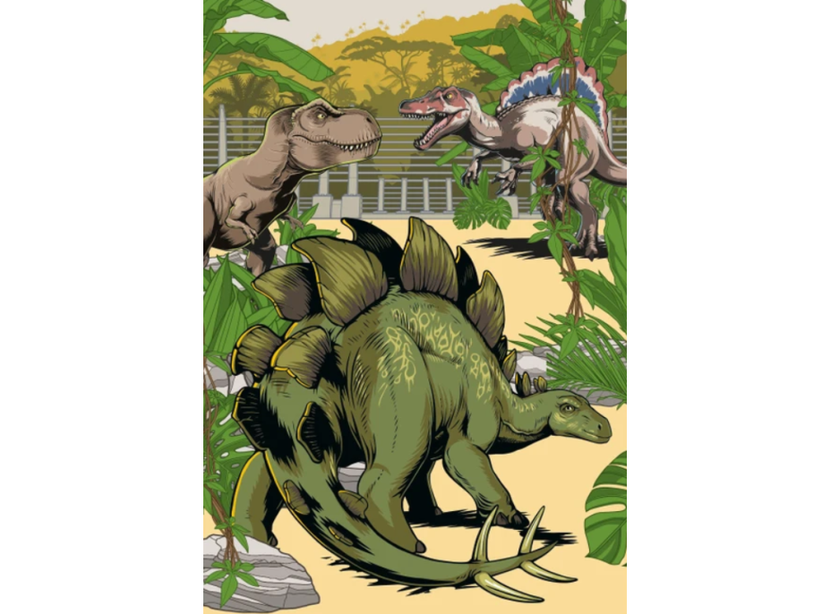 DINO Puzzle Jurský svět 24+48 dílků