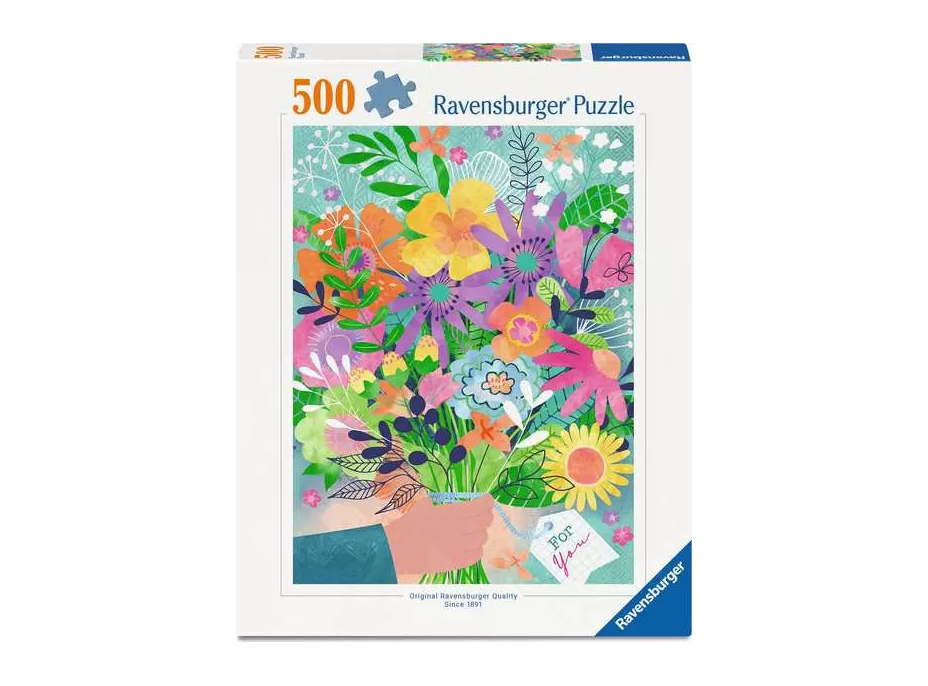 RAVENSBURGER Puzzle Kytky pro Tebe 500 dílků