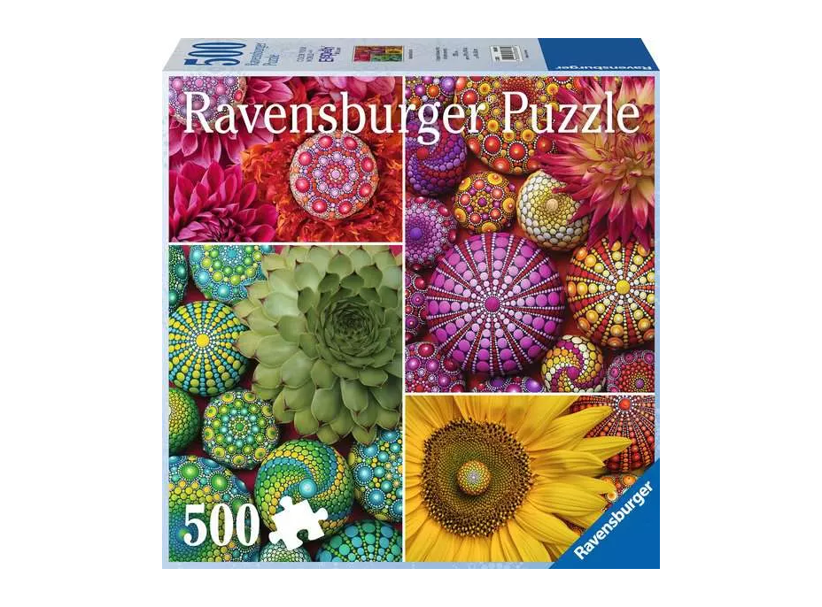 RAVENSBURGER Puzzle Mandala květiny 500 dílků