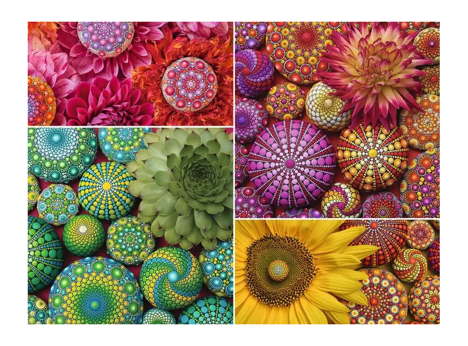 RAVENSBURGER Puzzle Mandala květiny 500 dílků