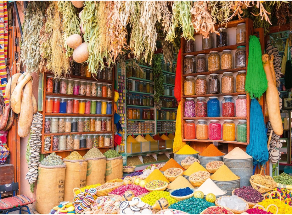 RAVENSBURGER Puzzle Marocké tržiště 500 dílků