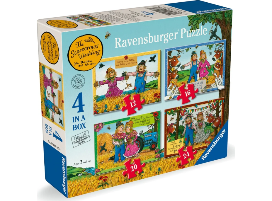 RAVENSBURGER Puzzle Marvel: Sídlo magického světla 4v1 (12,16,20,24 dílků)