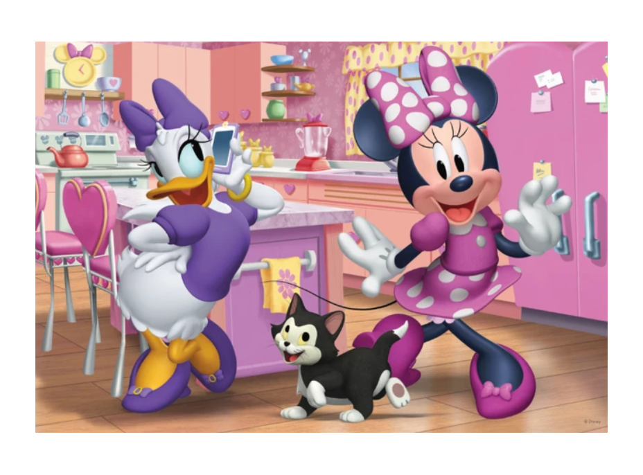 DINO Puzzle Minnie a Figaro 24+48 dílků