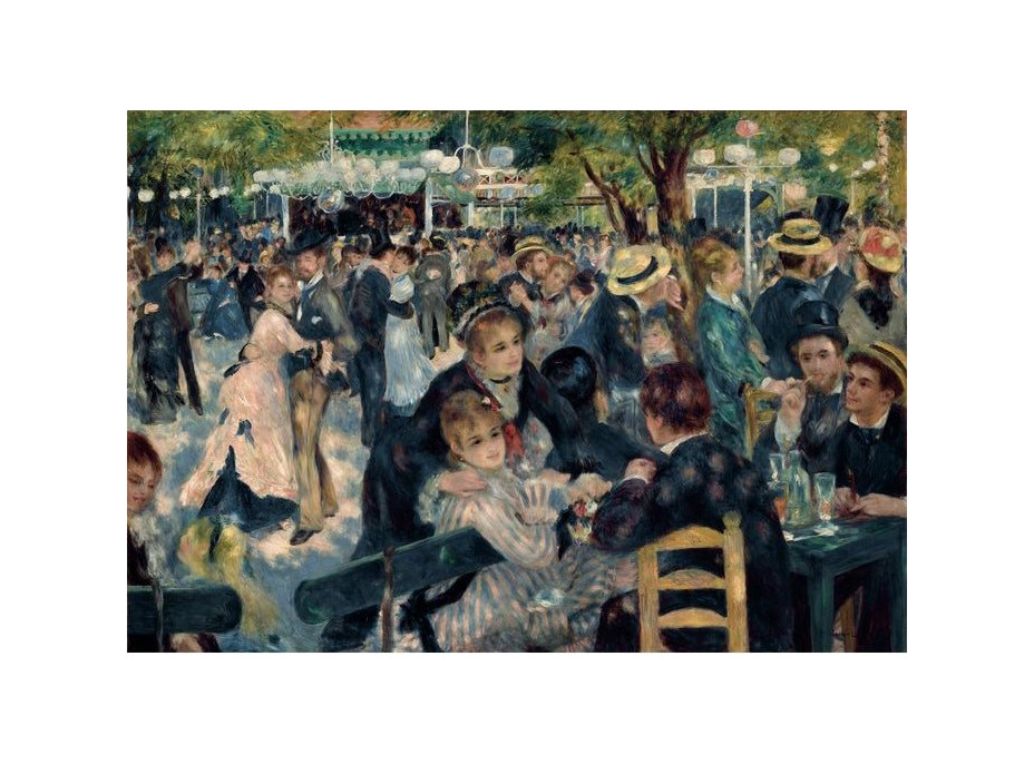 CLEMENTONI Puzzle Museum Collection: Bál v Moulin de la Galette 1000 dílků