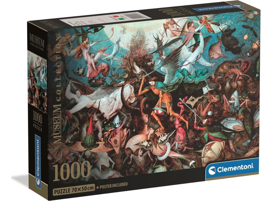 CLEMENTONI Puzzle Museum Collection: Pád andělů 1000 dílků