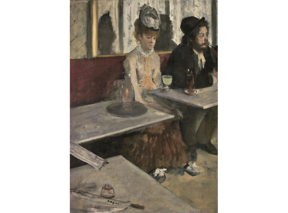 CLEMENTONI Puzzle Museum Collection: V kavárně 1000 dílků