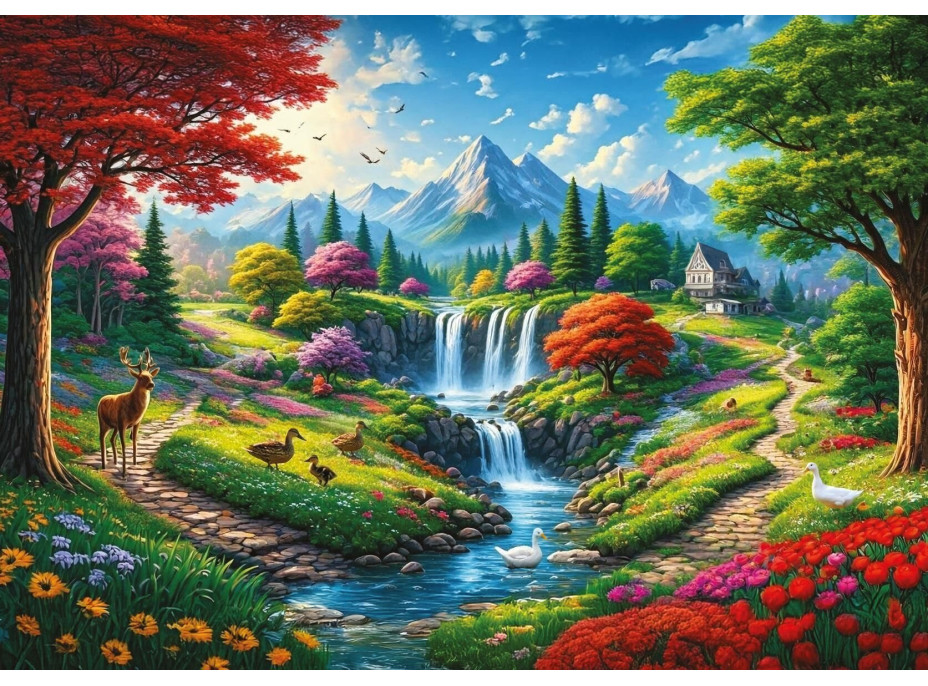 ART PUZZLE Puzzle Na úpatí hor 500 dílků