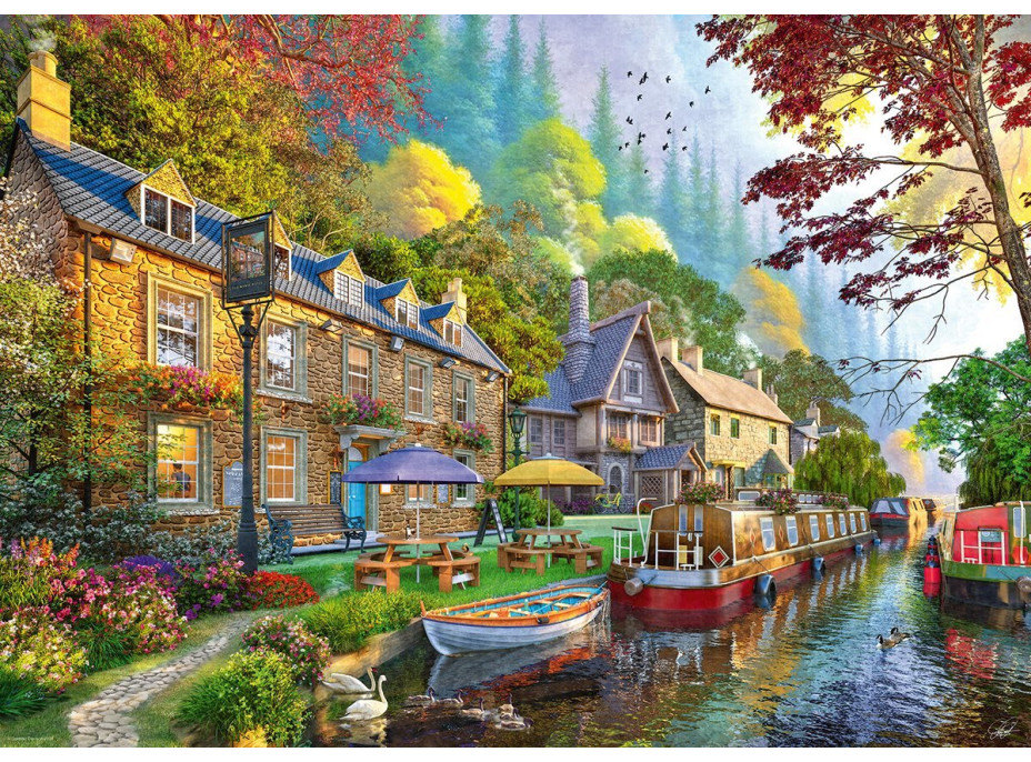 RAVENSBURGER Puzzle No.6 Pobřežní ulička 1000 dílků