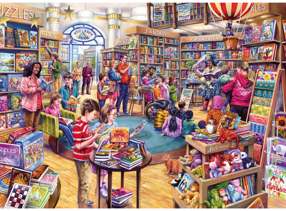 GIBSONS Puzzle Obraceči stránek XL 500 dílků