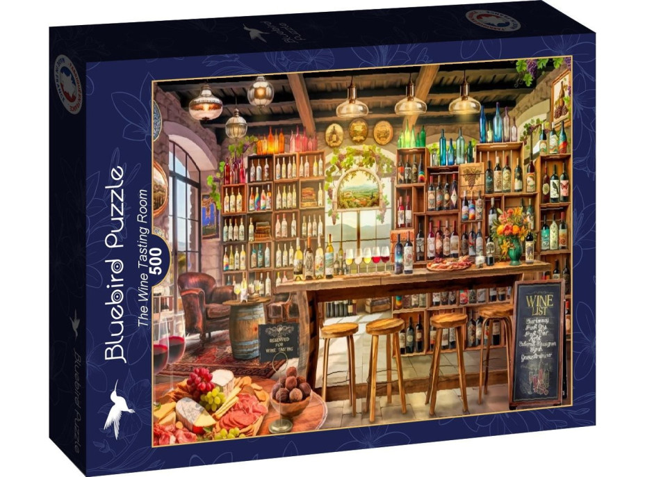 BLUEBIRD Puzzle Ochutnávka vín 500 dílků