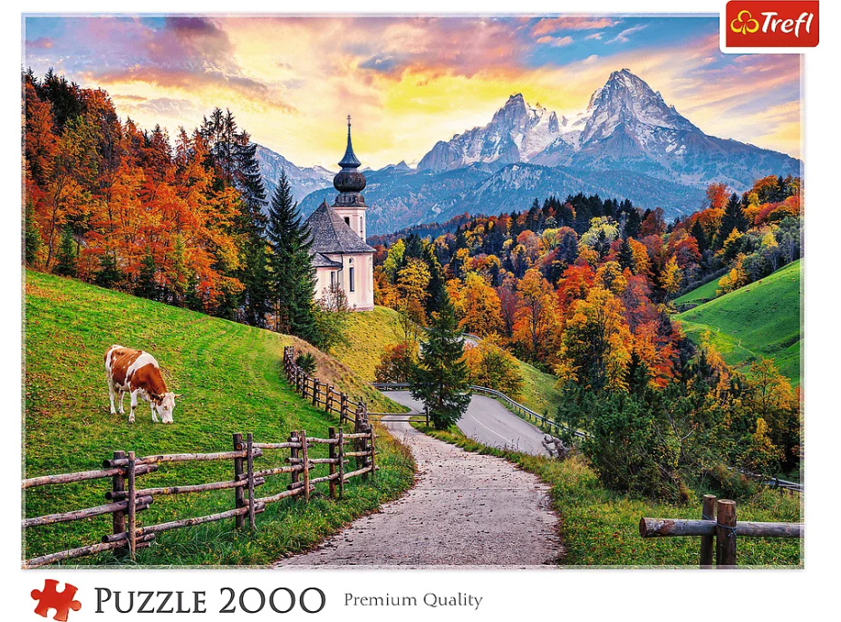 TREFL Puzzle Podzim v Bavorských Alpách 2000 dílků