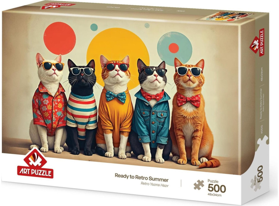 ART PUZZLE Puzzle Retro letní příprava 500 dílků