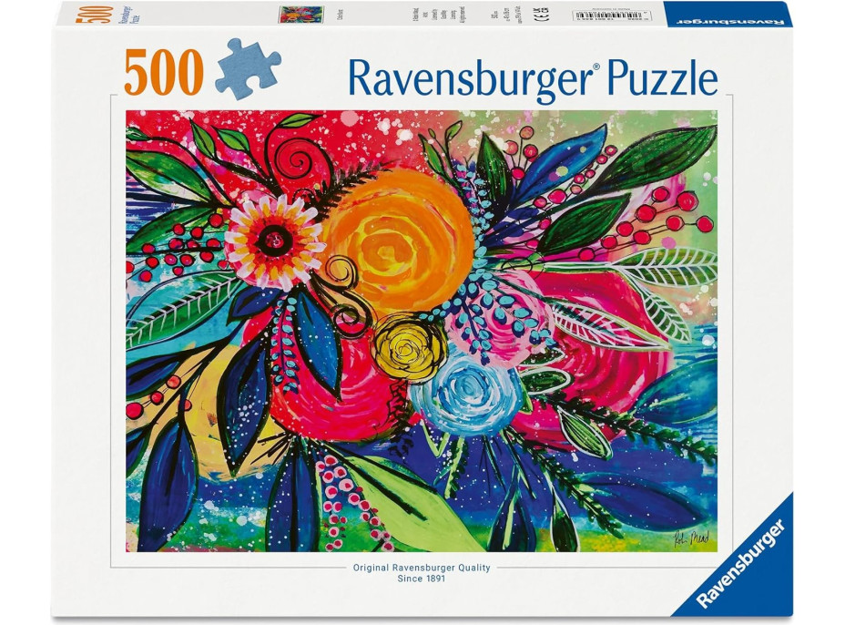 RAVENSBURGER Puzzle Rozmanitost barev 500 dílků