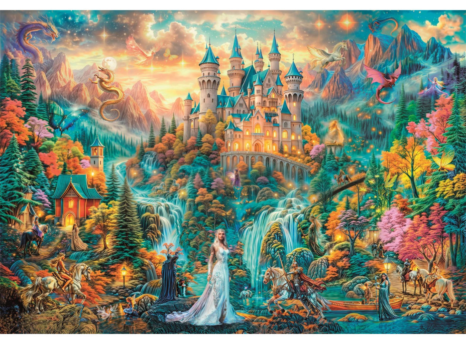 CLEMENTONI Puzzle Skrytá říše 2000 dílků