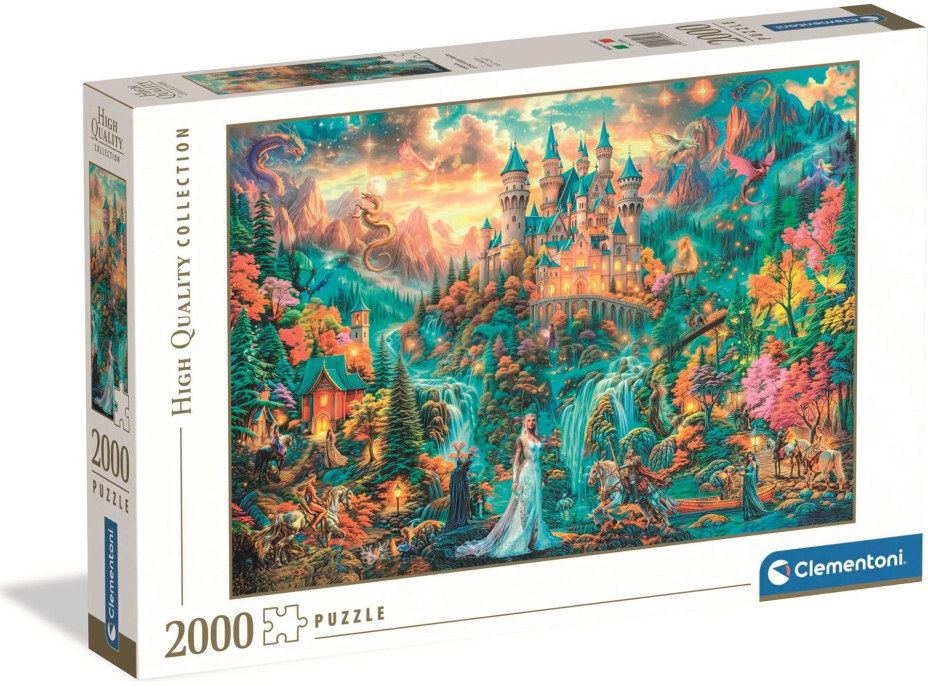CLEMENTONI Puzzle Skrytá říše 2000 dílků