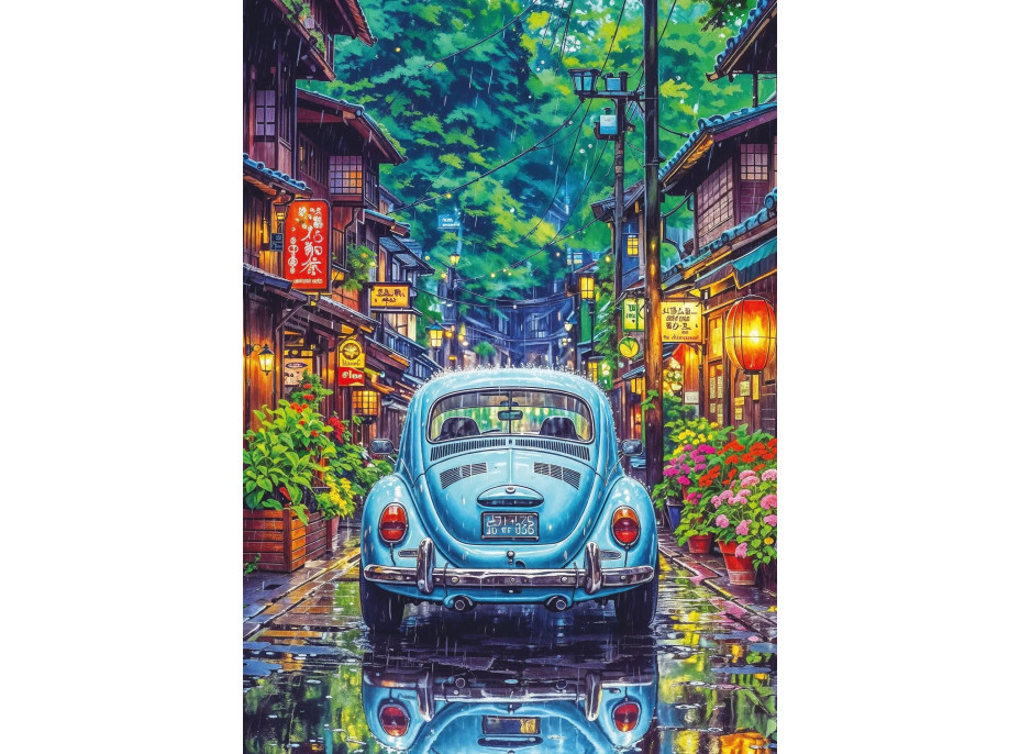 ART PUZZLE Puzzle Tokio v dešti 500 dílků