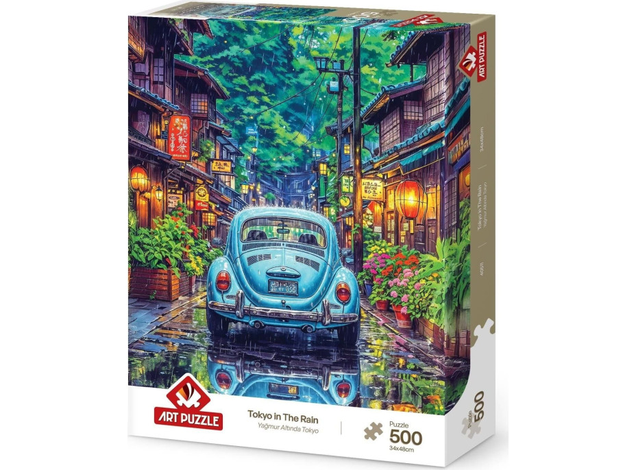 ART PUZZLE Puzzle Tokio v dešti 500 dílků
