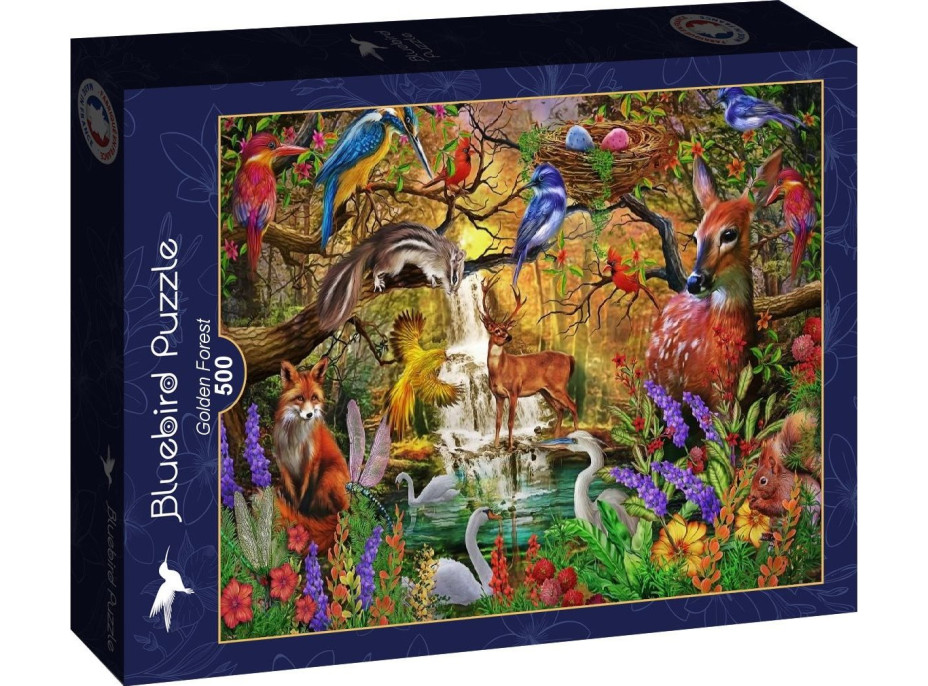 BLUEBIRD Puzzle Zlatý les 500 dílků