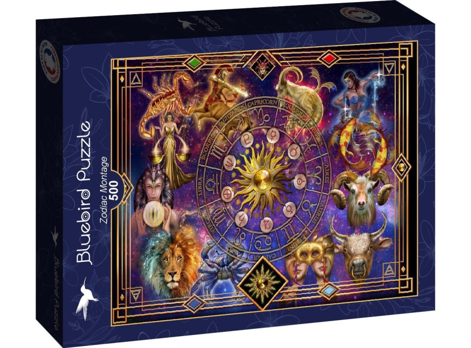 BLUEBIRD Puzzle Znamení zvěrokruhu 500 dílků