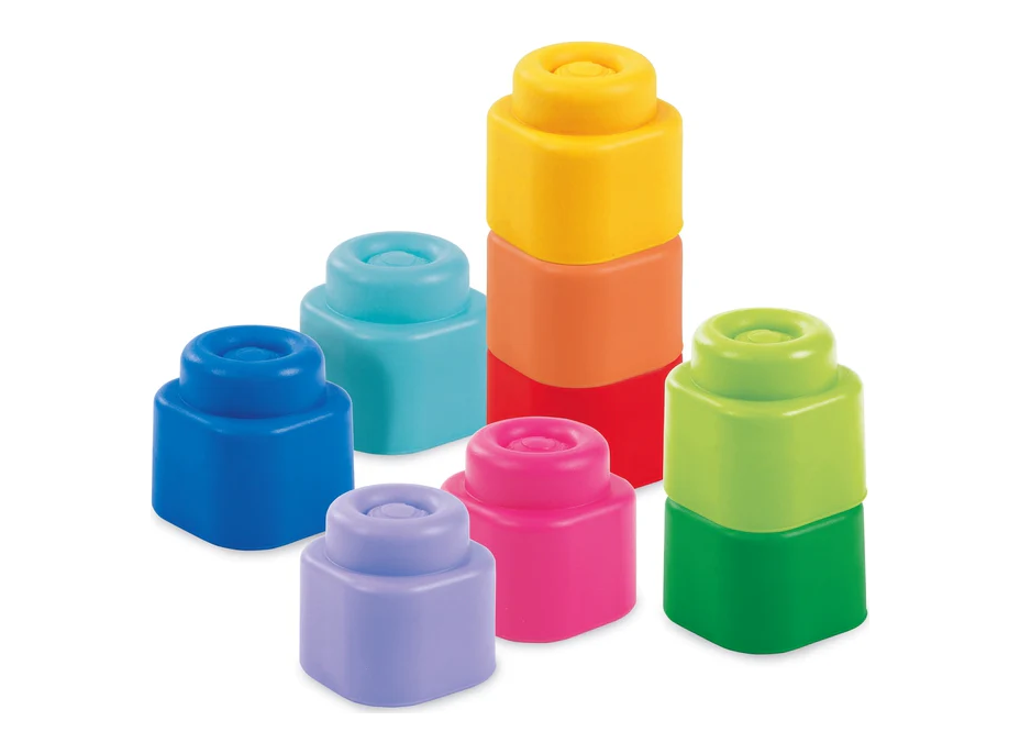 CLEMENTONI Soft Clemmy Sada 9 měkkých kostek