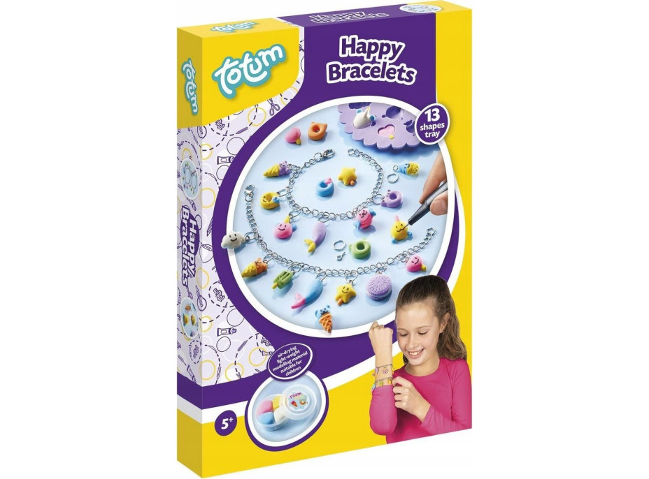 TOTUM Sada na výrobu náramků ze samotvrdnoucí modelíny