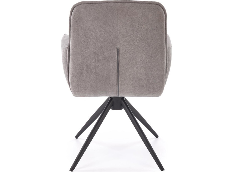 Jídelní otočná židle K574 - popelavě šedá