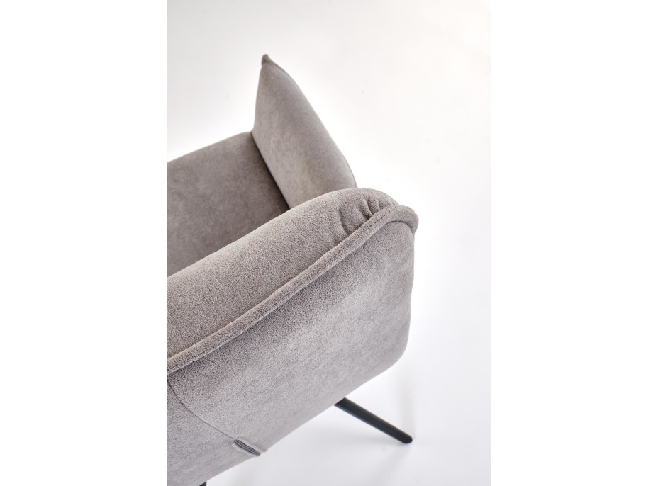 Jídelní otočná židle K574 - popelavě šedá