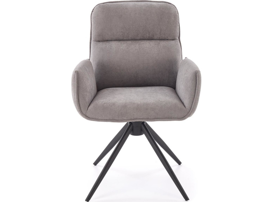 Jídelní otočná židle K574 - popelavě šedá