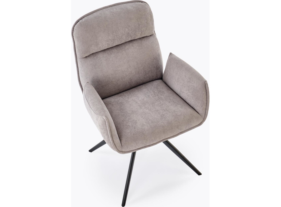 Jídelní otočná židle K574 - popelavě šedá