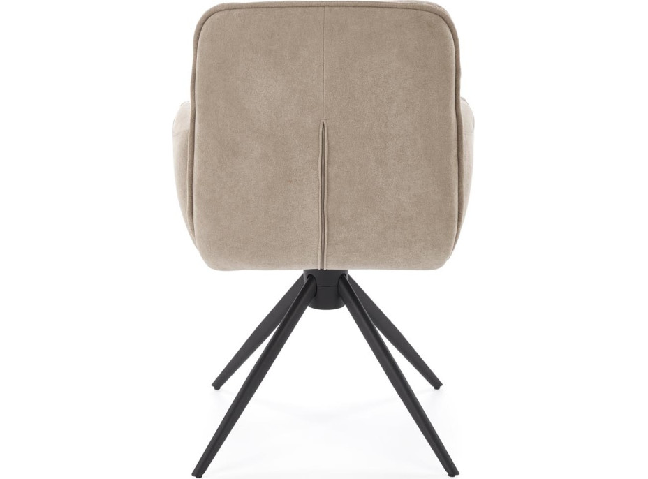 Jídelní otočná židle K574 - tmavě béžová