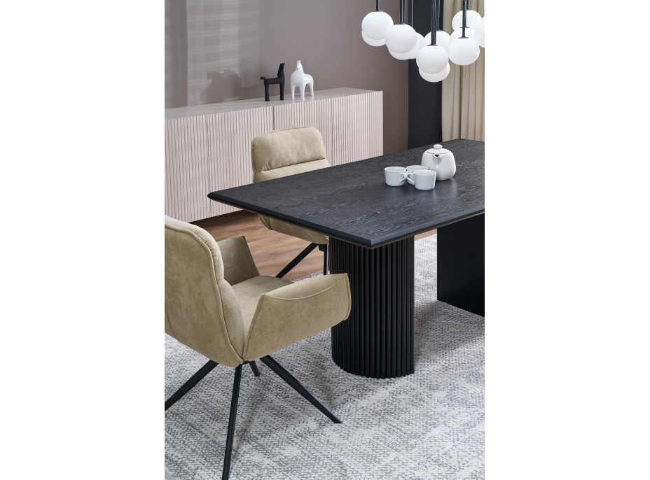 Jídelní otočná židle K574 - tmavě béžová