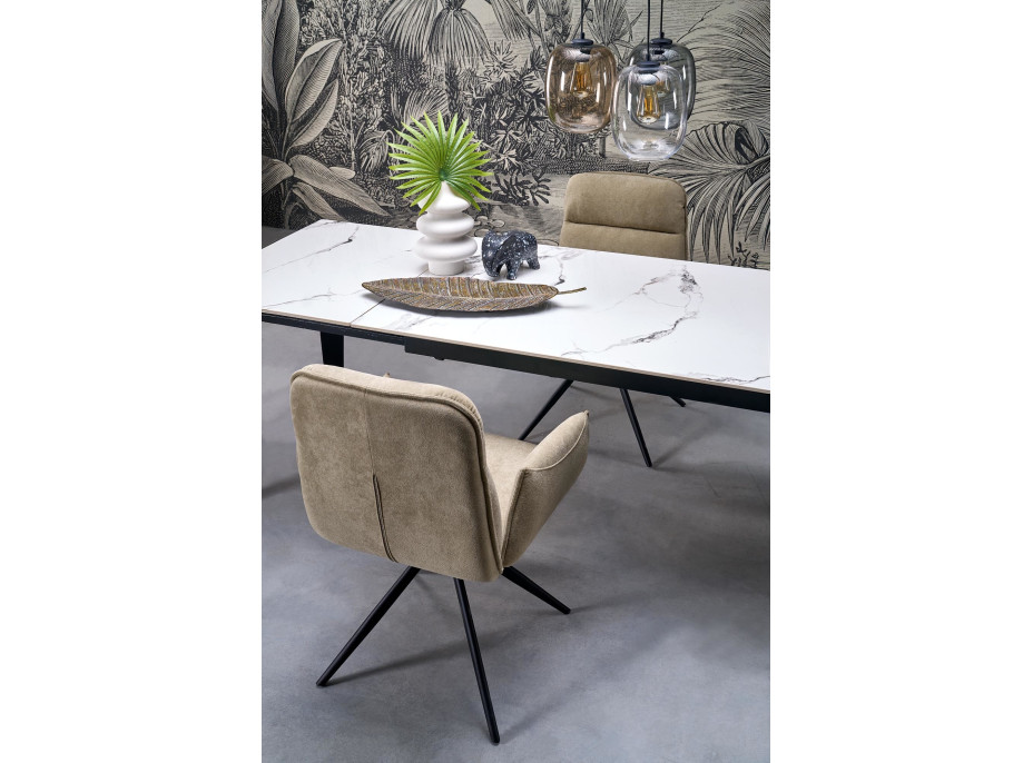 Jídelní otočná židle K574 - tmavě béžová