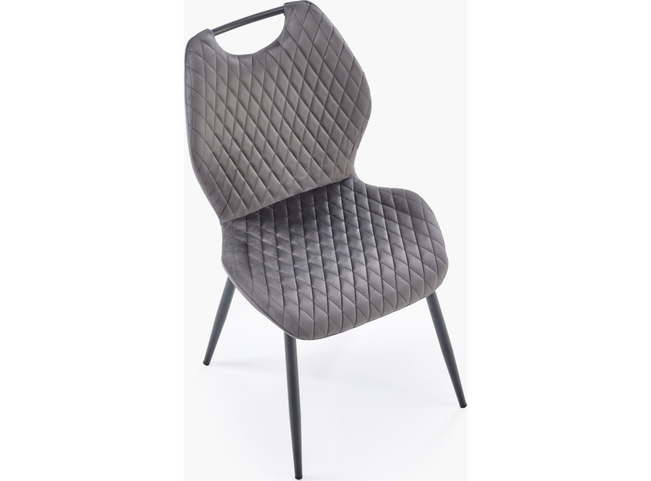 Jídelní židle K-569 - popelavě šedá