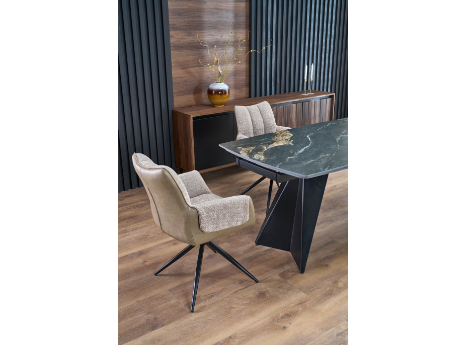 Jídelní otočná židle K579 - hnědá