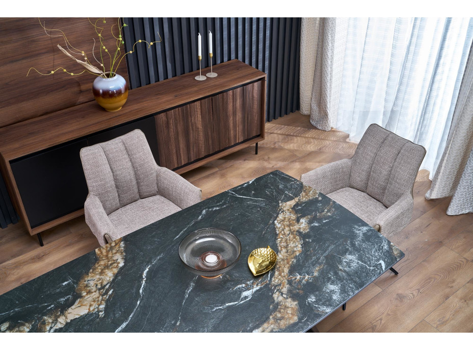 Jídelní otočná židle K579 - hnědá