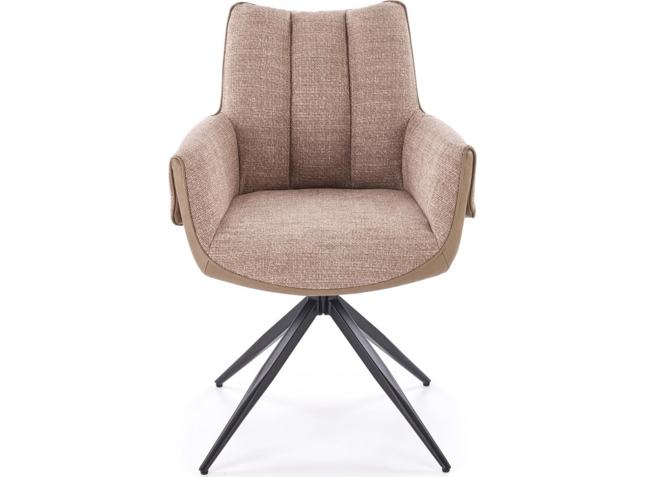 Jídelní otočná židle K579 - hnědá