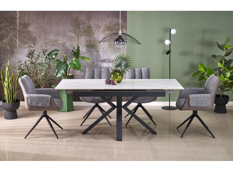 Jídelní otočná židle K579 - popelavě šedá